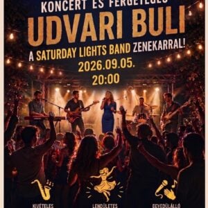 Koncert és fergeteges udvari buli a Saturday Lights Band zenekarral - 2026.09.05.
