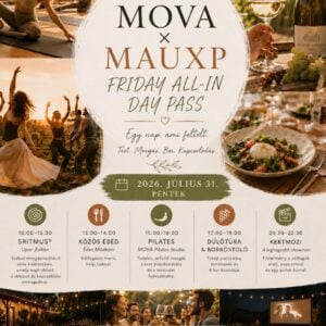 TISZTA EXTÁZIS × MOVA × MAUXP PÉNTEKI ALL IN NAPIJEGY